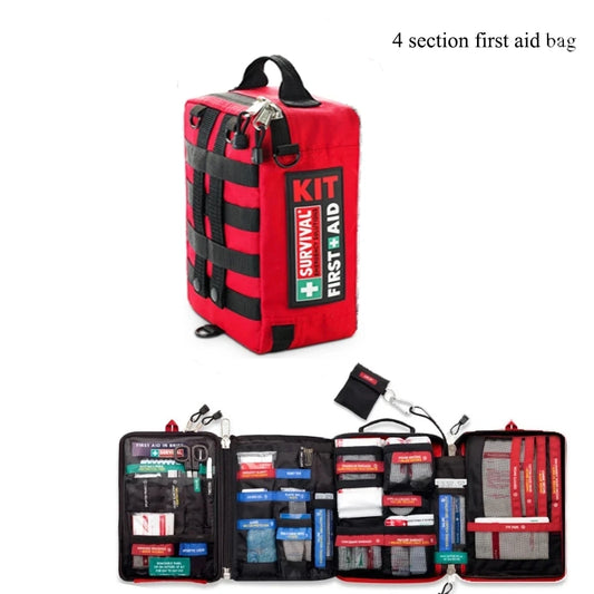 Premium Waterproof First Aid Kit for Outdoor Adventures and Emergency Readiness