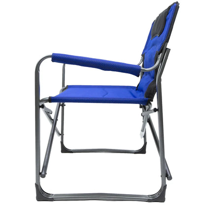 Camping Director Chair XXL, Blue, Adult, 10Lbs