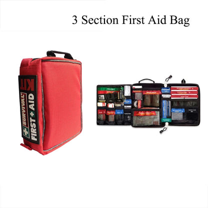 Premium Waterproof First Aid Kit for Outdoor Adventures and Emergency Readiness