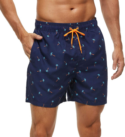 Men's Quick-Dry Swim Trunks with Pockets