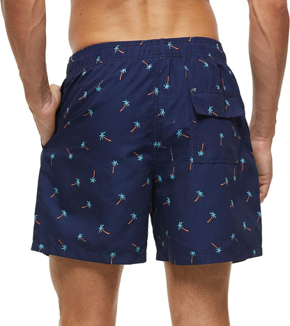 Men's Quick-Dry Swim Trunks with Pockets